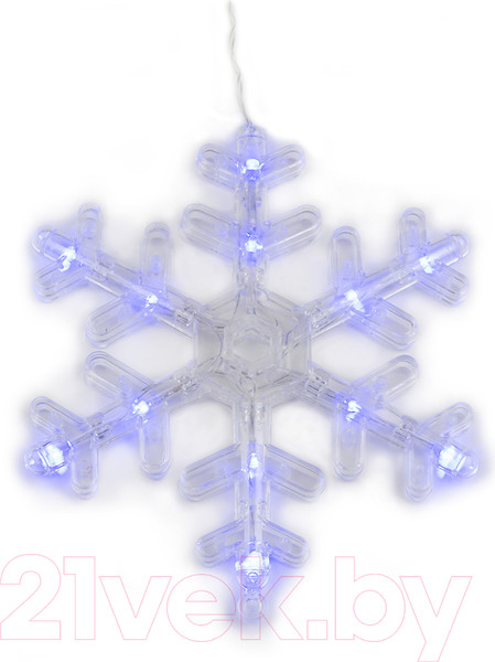 Изображение товара Светодиодная бахрома Uniel ULD-E1503-072/DTA BLUE IP20 SNOWFLAKES-3 / UL-00007336