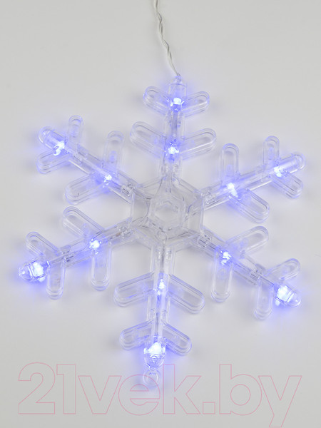 Изображение товара Светодиодная бахрома Uniel ULD-E1503-072/DTA BLUE IP20 SNOWFLAKES-3 / UL-00007336