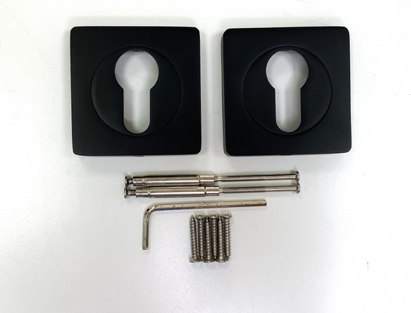 Изображение товара Накладка на цилиндр Basara ET 0601 MBP (черный матовый)