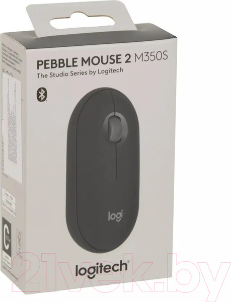 Изображение товара Мышь Logitech M350s Pebble 2 910-007015 / 910-006988 (графит)
