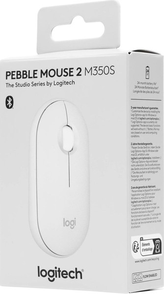 Изображение товара Мышь Logitech M350s Pebble 2 / 910-007013 (белый)