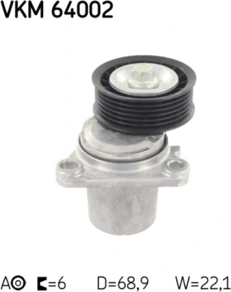 Изображение товара Натяжной ролик ремня генератора SKF VKM64002