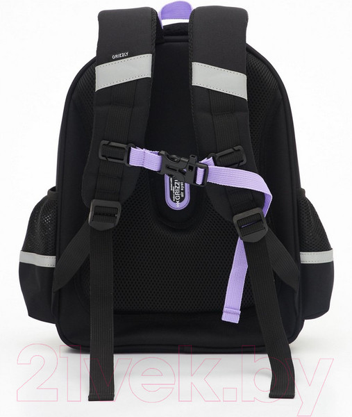 Изображение товара Школьный рюкзак Grizzly RAz-486-3 (черный)