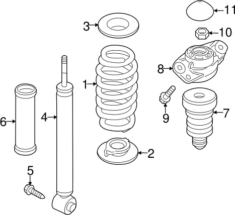 Изображение товара Пружина подвески Volkswagen 1K0511115CL 