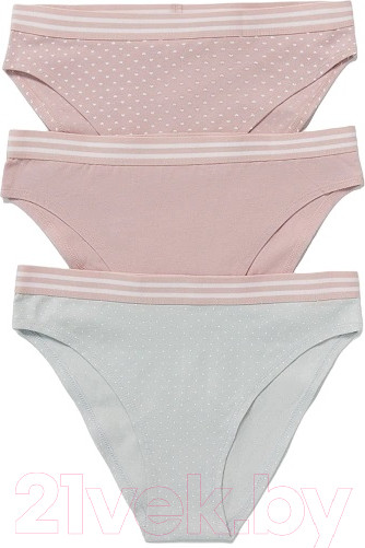 Изображение товара Комплект женских трусов Mark Formelle 412574-1-3 (р.90, горошек на лунном камне)