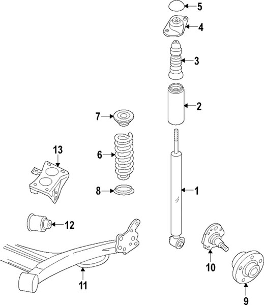 Изображение товара Пружина подвески Volkswagen 5Q0511121BD