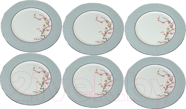 Изображение товара Набор тарелок Lenardi Сакура 145-633 (6шт)