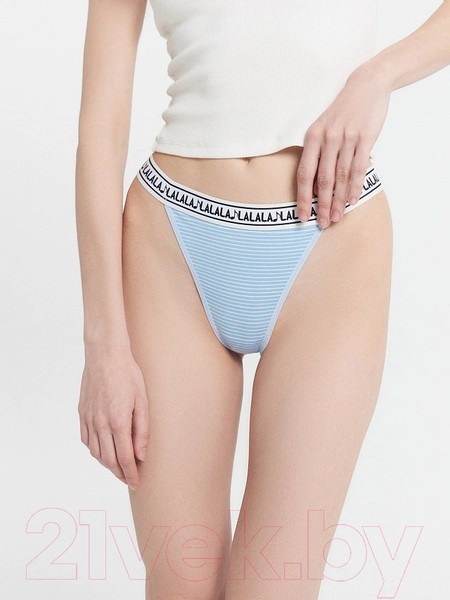 Изображение товара Комплект женских трусов Mark Formelle 412586-3 (р.102, полоска на голубом)