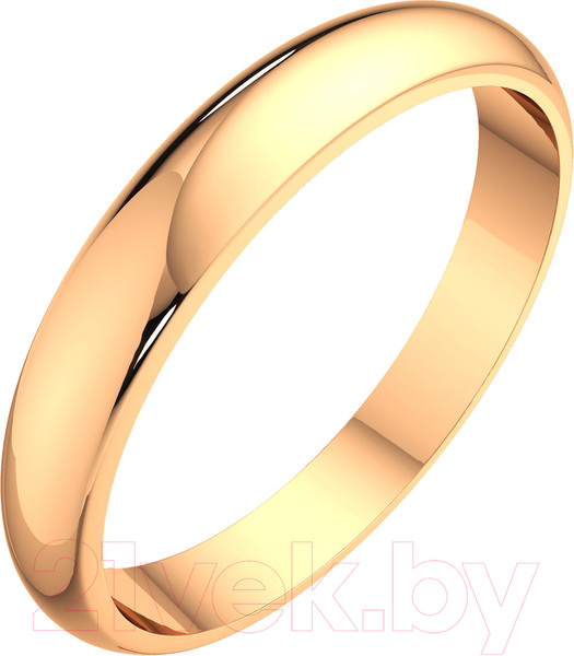 Изображение товара Кольцо обручальное из розового золота ZORKA 103004-9K (р.22)