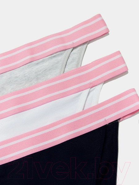 Изображение товара Комплект женских трусов Mark Formelle 412586-3 (р.106, серый меланж 4306-А-1)