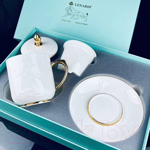 Изображение товара Набор для чая/кофе Lenardi 555-121 (с крышкой)