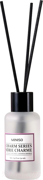 Изображение товара Аромадиффузор Miniso Charm Series Reed Diffuser. Lavender & Chamomile / 0356 (50мл)