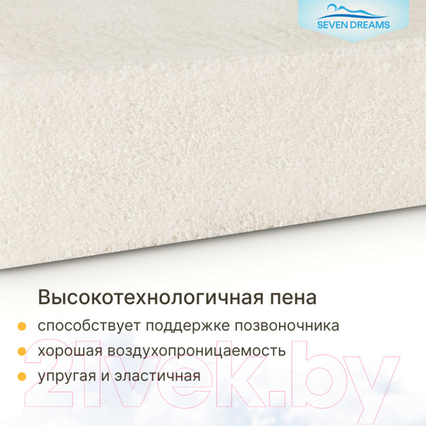 Изображение товара Детский матрас Seven Dreams Classic Hard EVS500 415133 (70x160)