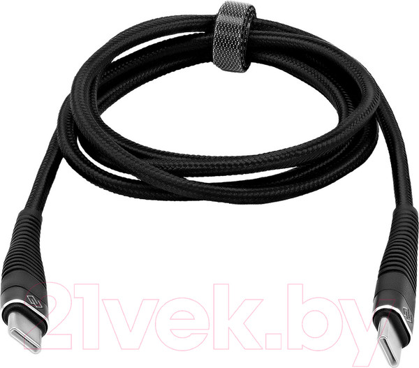 Изображение товара Кабель Digma DG-USBС-C-1M-100W (1м, черный)