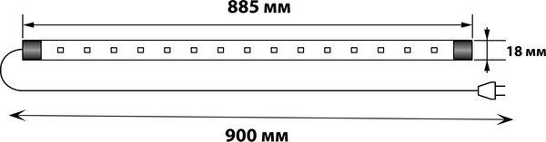 Изображение товара Светильник для аквариума Uniel ULT-P82-14W/10000K / UL-00011279