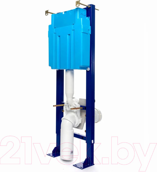 Изображение товара Инсталляция для унитаза Siamp Bcu Ingenio с панелью Cut (хром глянец)