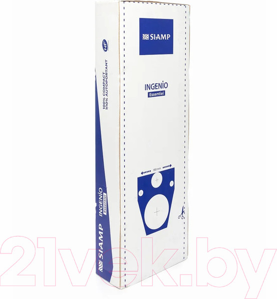 Изображение товара Инсталляция для унитаза Siamp Bcu Ingenio с панелью Cut (хром глянец)