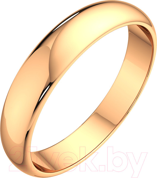 Изображение товара Кольцо обручальное из розового золота ZORKA 104006 (р.21)