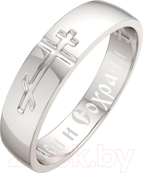 Изображение товара Кольцо венчальное из серебра ZORKA 0200049.REL (р.17)