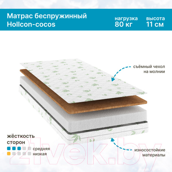 Изображение товара Матрас Seven Dreams Hollcon-cocos 415232 (80x180)