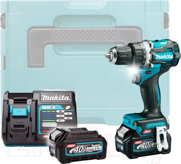 Изображение товара Профессиональная дрель-шуруповерт Makita DF002GD201