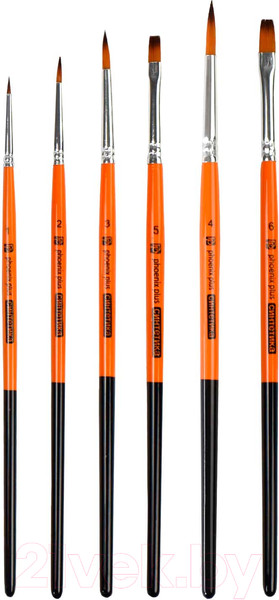 Изображение товара Набор кистей Феникс+ Арт-братва / 66072 (6шт)