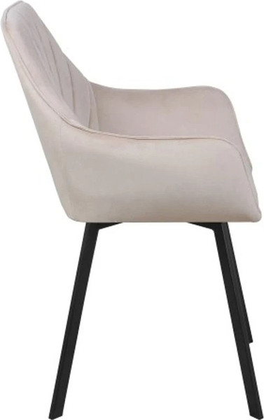 Изображение товара Стул СоюзРегионПоставка Бостон СРП-156 (муар черный/велюр Velluto 2 бежевый)