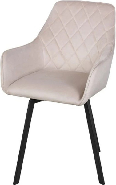 Изображение товара Стул СоюзРегионПоставка Бостон СРП-156 (муар черный/велюр Velluto 2 бежевый)