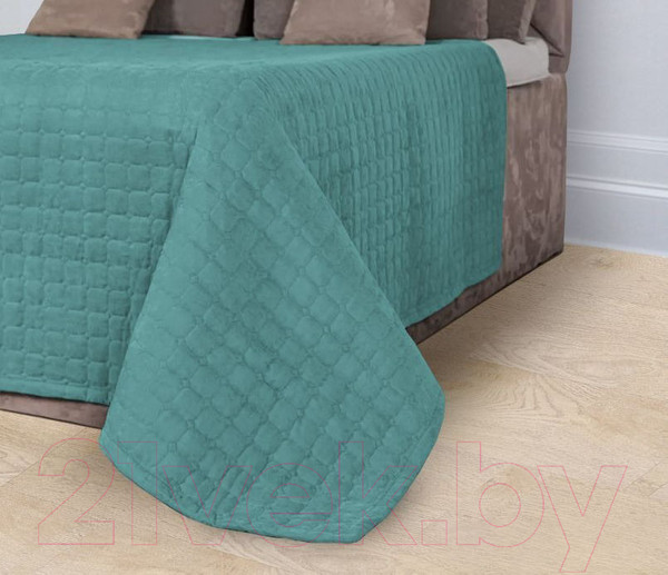 Изображение товара Покрывало LUXOR №15-4717 стеганое (240x210, бирюза)