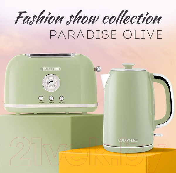 Изображение товара Электрочайник Galaxy Line GL 0344 (райская олива)