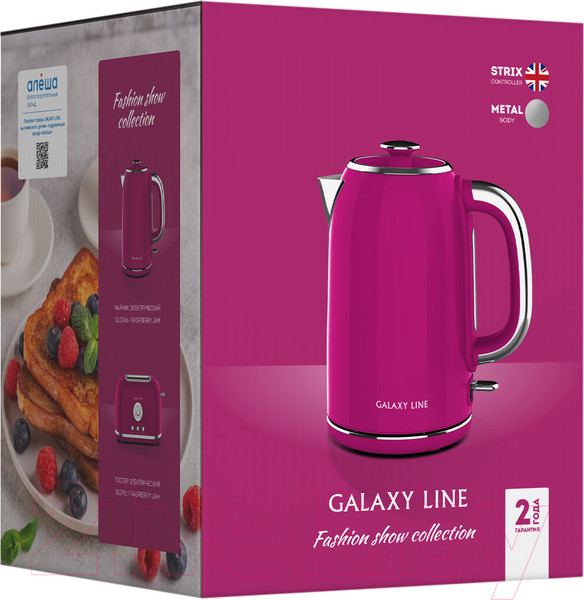 Изображение товара Электрочайник Galaxy Line GL 0346 (малиновый джем)