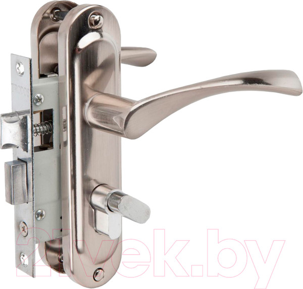 Изображение товара Замок врезной Vrata 50/76-ЦМВ70 цилиндровый с защелкой (никель)