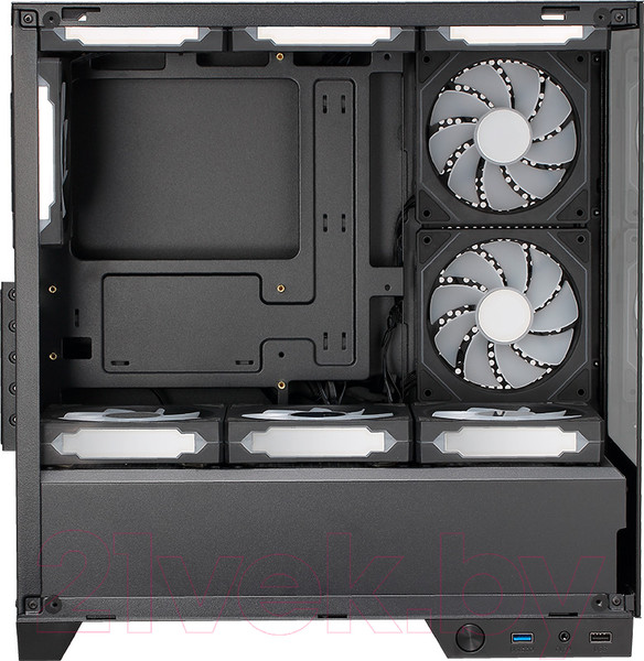 Изображение товара Корпус для компьютера Formula Crystal Z1M (черный, без БП)