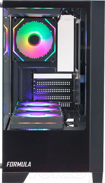 Изображение товара Корпус для компьютера Formula Crystal Z1M (черный, без БП)