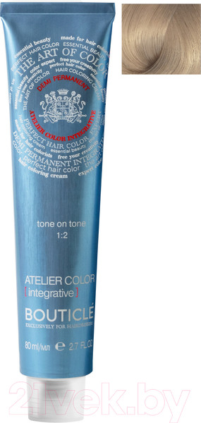 Изображение товара Крем-краска для волос Bouticle Atelier Color Integrative 0.09 (80мл, тонер сандрэ)