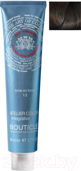 Изображение товара Крем-краска для волос Bouticle Atelier Color Integrative 7 (80мл, ре-омбре)