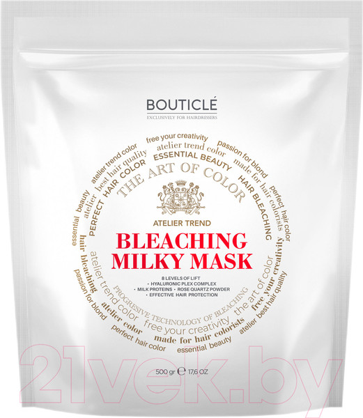 Изображение товара Порошок для осветления волос Bouticle Hyaluronic Plex Complex White Bleaching Hair Mask (500г)
