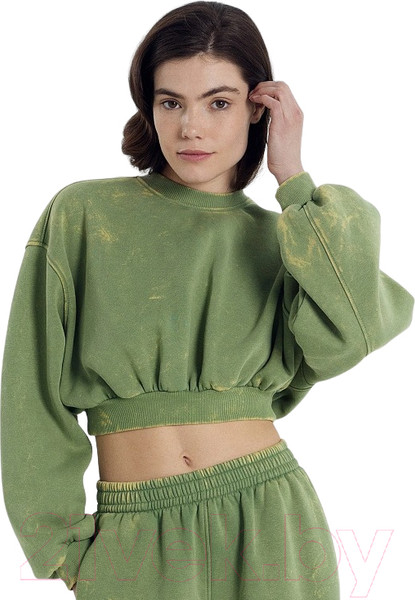 Изображение товара Свитшот Mark Formelle 122928/1 (р.164/170-96-102, водяная лилия acid)