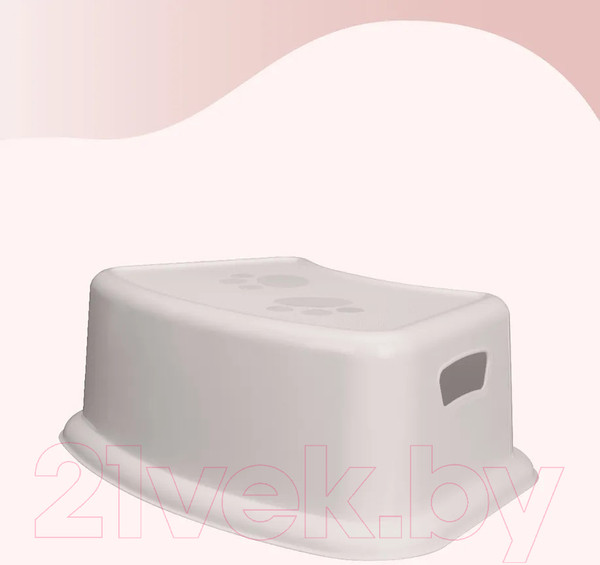 Изображение товара Табурет-подставка Пластишка 431367134 (светло-бежевый)