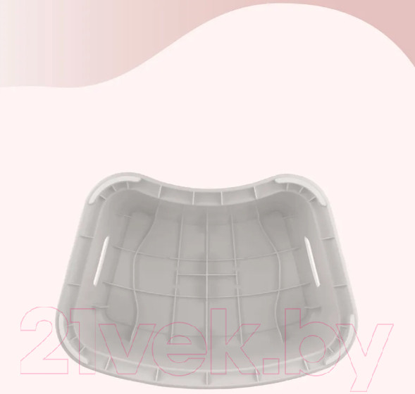 Изображение товара Табурет-подставка Пластишка 431367134 (светло-бежевый)