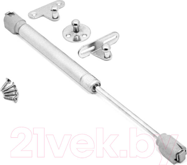 Изображение товара Кухонный гарнитур Интерлиния Мила Gloss 60-12x30 (белый/серый/травертин серый)