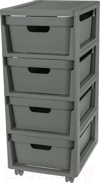 Изображение товара Комод пластиковый Econova Luxe / 43324671170  (серый)