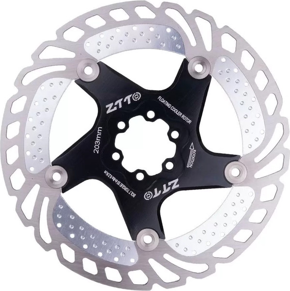 Изображение товара Тормозной диск для велосипеда ZTTO DP-SRFD 203мм (черный/серебристый)