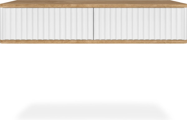 Изображение товара Тумба Shtabe Royal 5010 эко (белый-дуб кантри золотой)