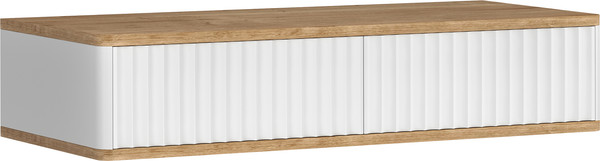 Изображение товара Тумба Shtabe Royal 5010 эко (белый-дуб кантри золотой)