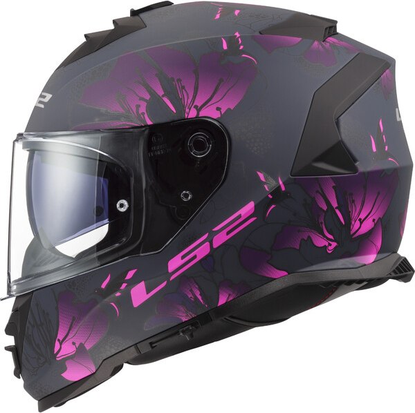 Изображение товара Мотошлем LS2 Ff800 Storm II Burst (L, черный матовый/розовый)