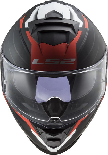 Изображение товара Мотошлем LS2 FF800 Storm II Nerve (XXL, черный матовый/красный)