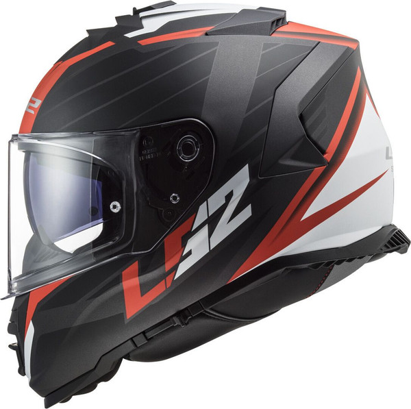 Изображение товара Мотошлем LS2 FF800 Storm II Nerve (XXL, черный матовый/красный)