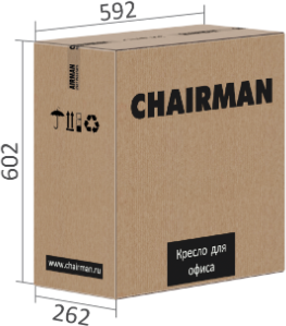 Изображение товара Кресло офисное Chairman 205 (ткань T08, черный)