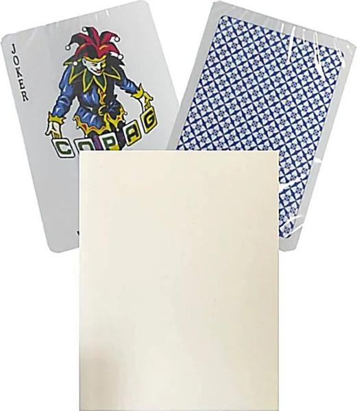 Изображение товара Игральные карты Copag Poker Tech Art jumbo index / CPG-TA-B (синий)